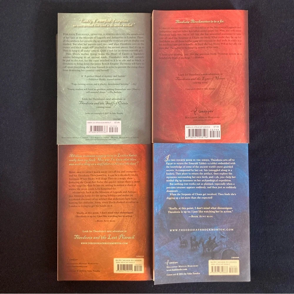 Theodosia complete novel set 🏺